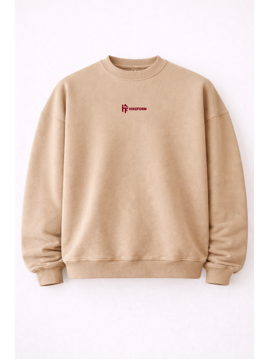 Hikeform FadeCore™ Oversized Garment-Dyed Men Sweatshirt